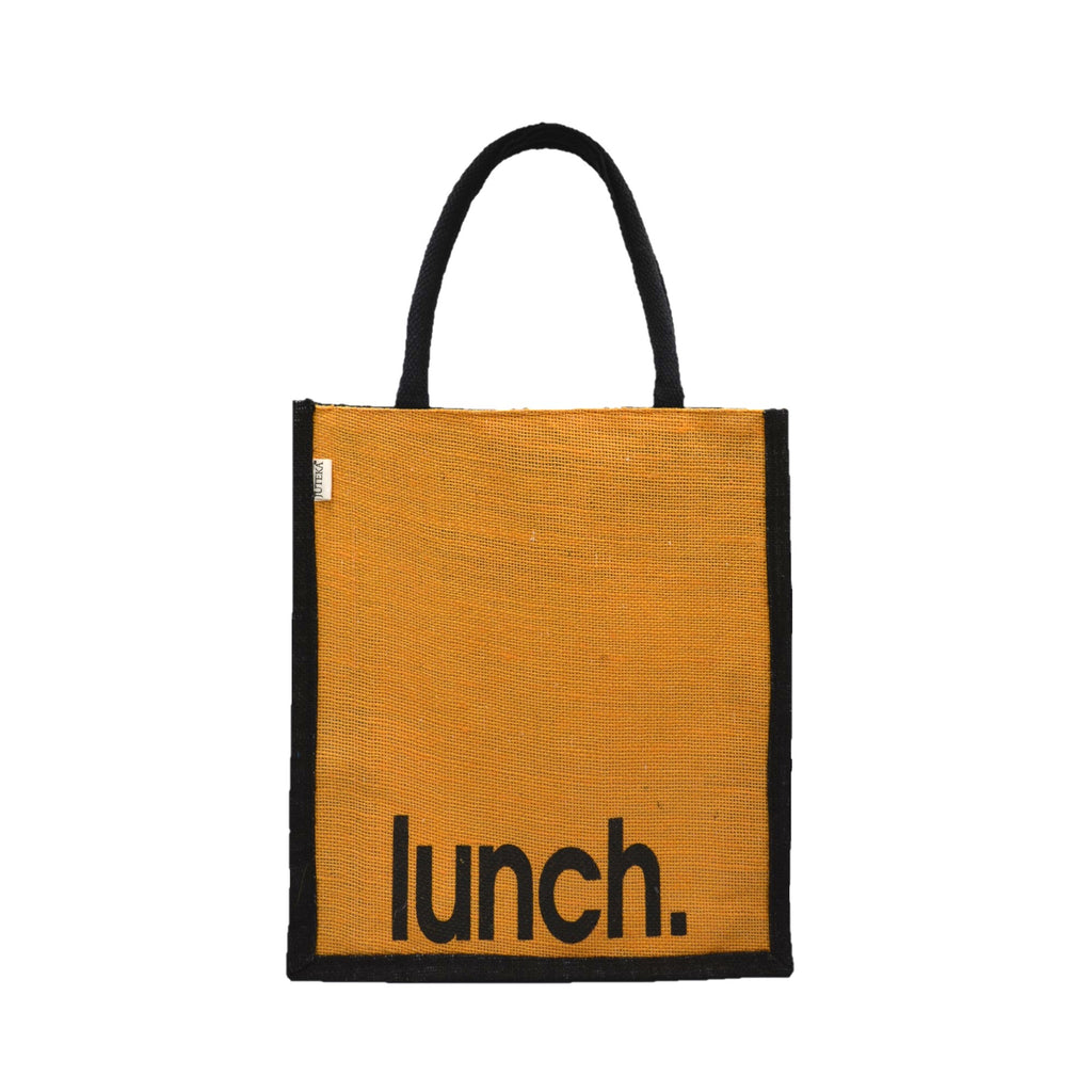Jute Lunch Tote Bag