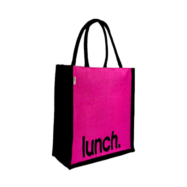 Jute Lunch Tote Bag