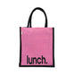 Jute Lunch Tote Bag