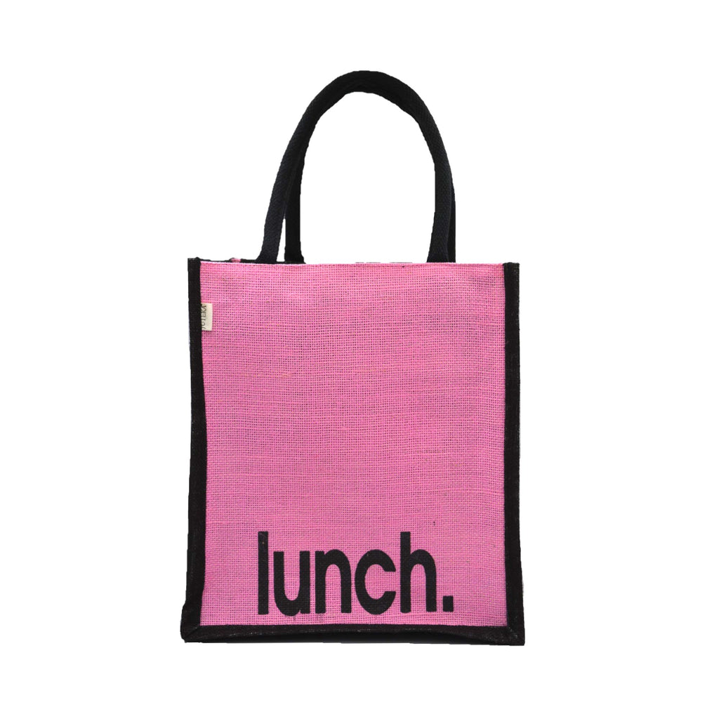 Jute Lunch Tote Bag