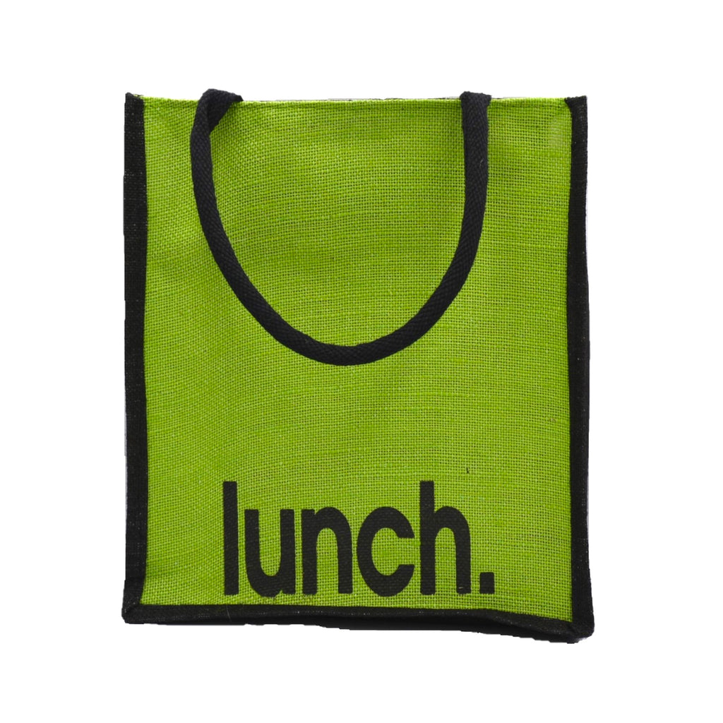 Jute Lunch Tote Bag