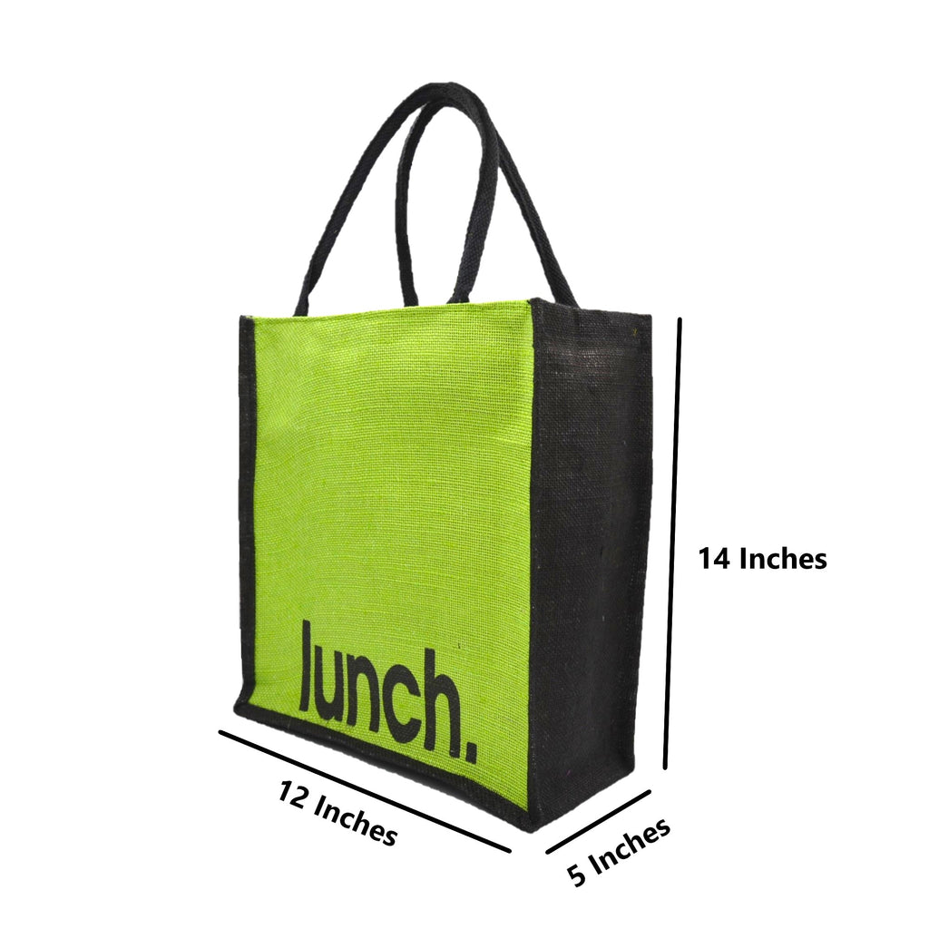 Jute Lunch Tote Bag