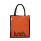 Jute Lunch Tote Bag