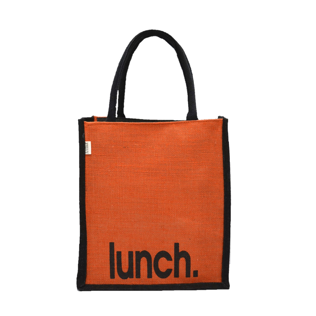 Jute Lunch Tote Bag