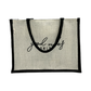 "Good Vibes Only" Jute Tote Bag