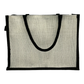"Good Vibes Only" Jute Tote Bag