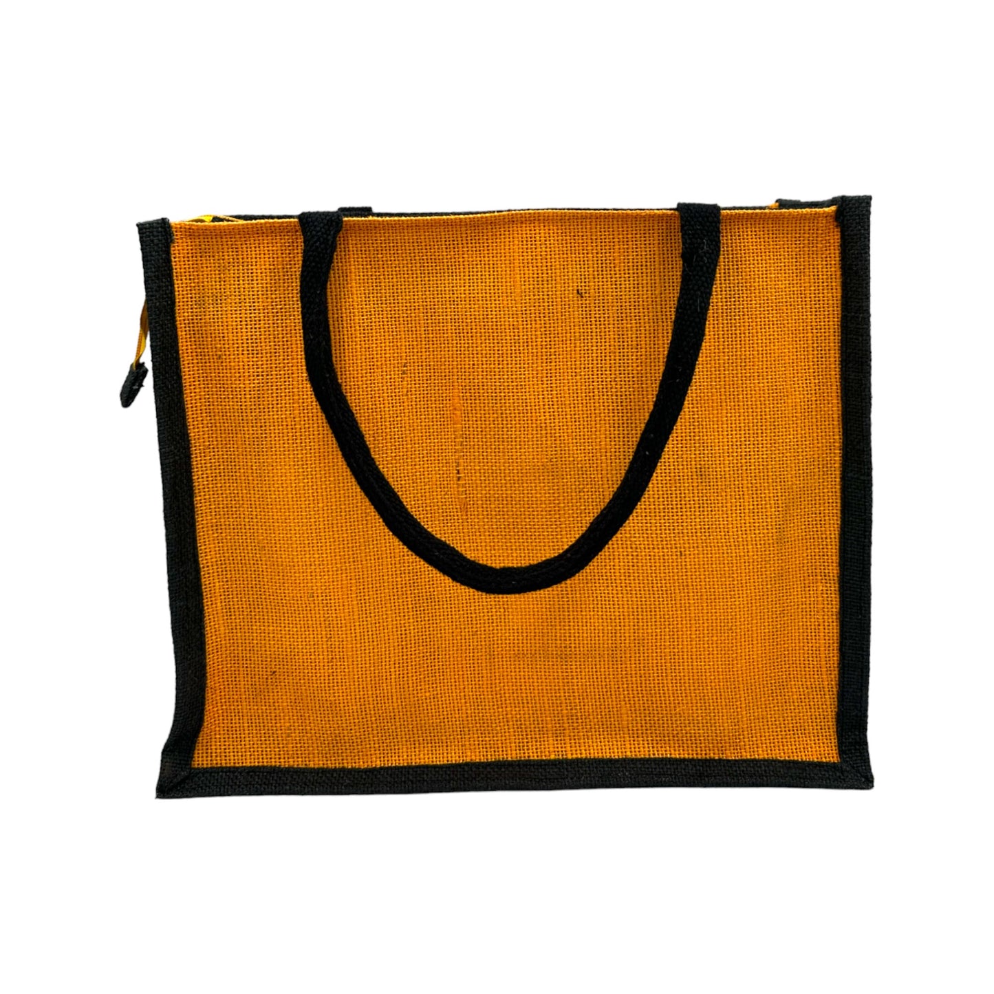 Jute Tote Bag with "Smile"