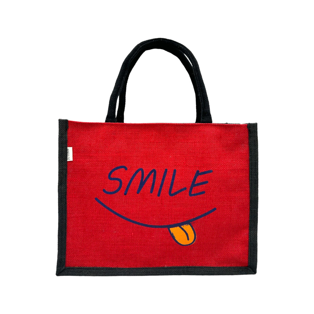 Jute Tote Bag with 
