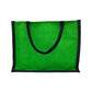 Jute Tote Bag with "Smile"