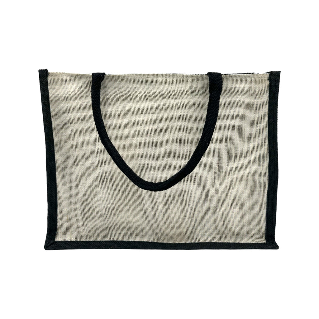 Jute Tote Bag with 