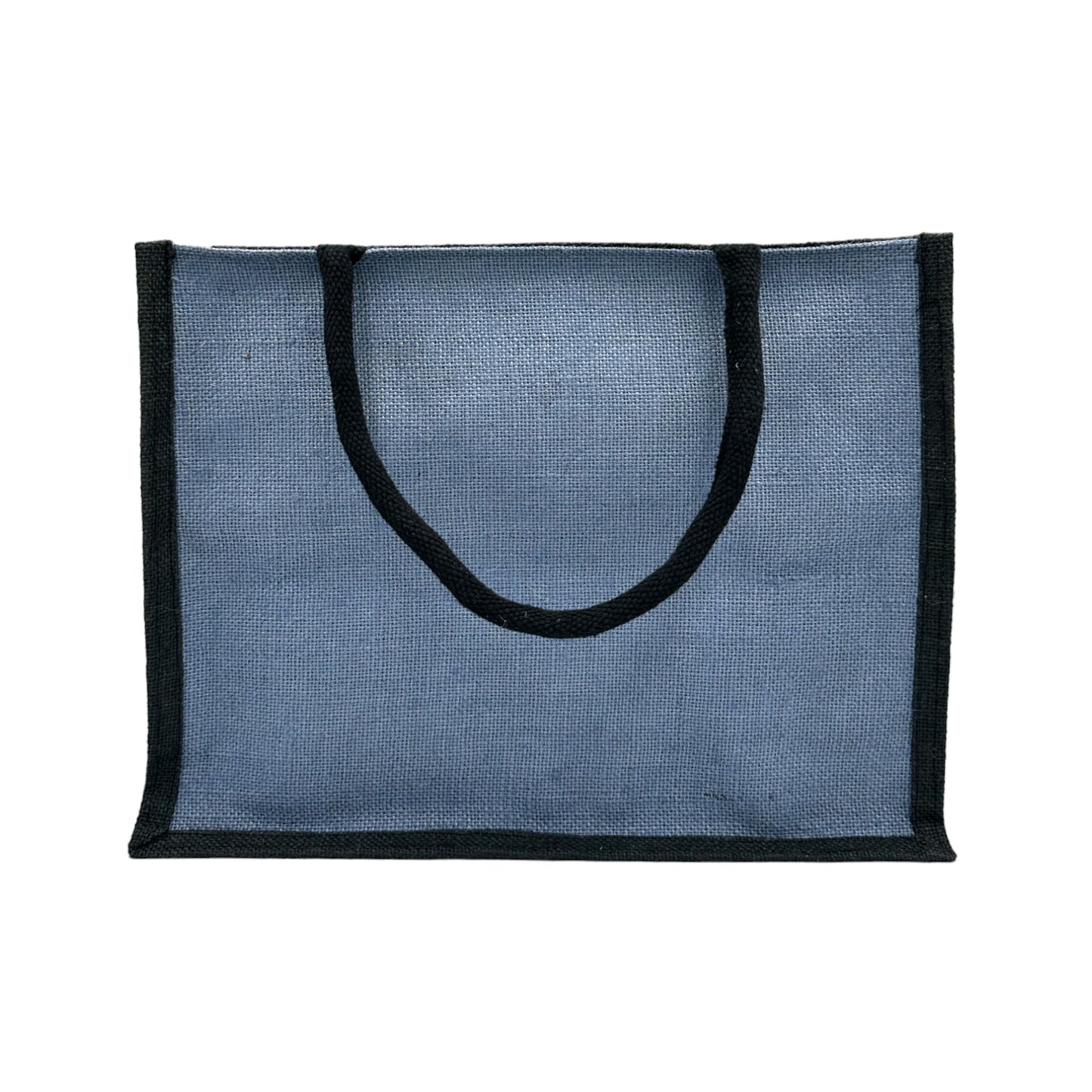 Jute Tote Bag with "Smile"