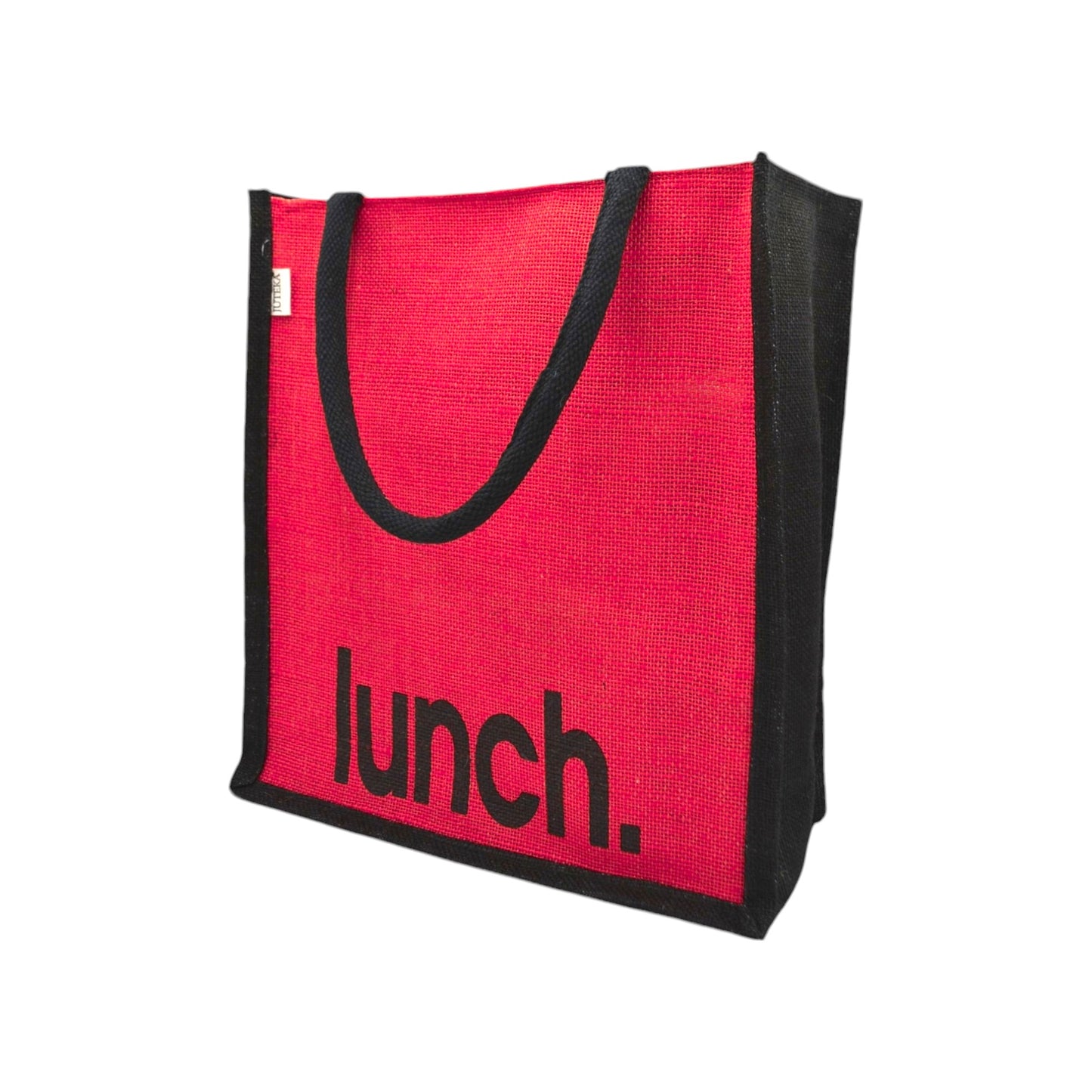 Jute Lunch Tote Bag