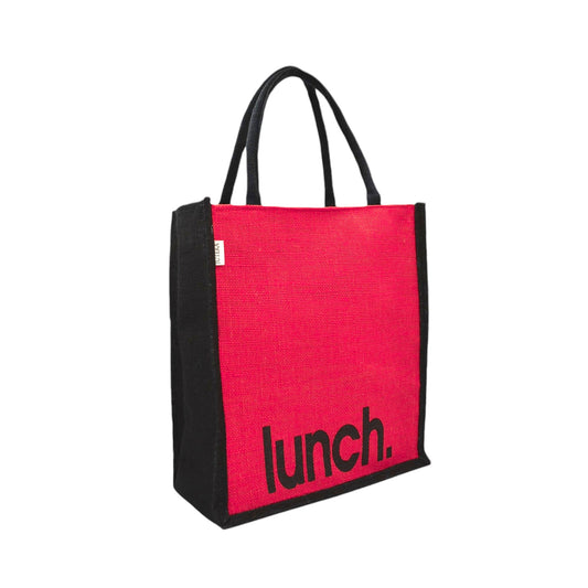Jute Lunch Tote Bag