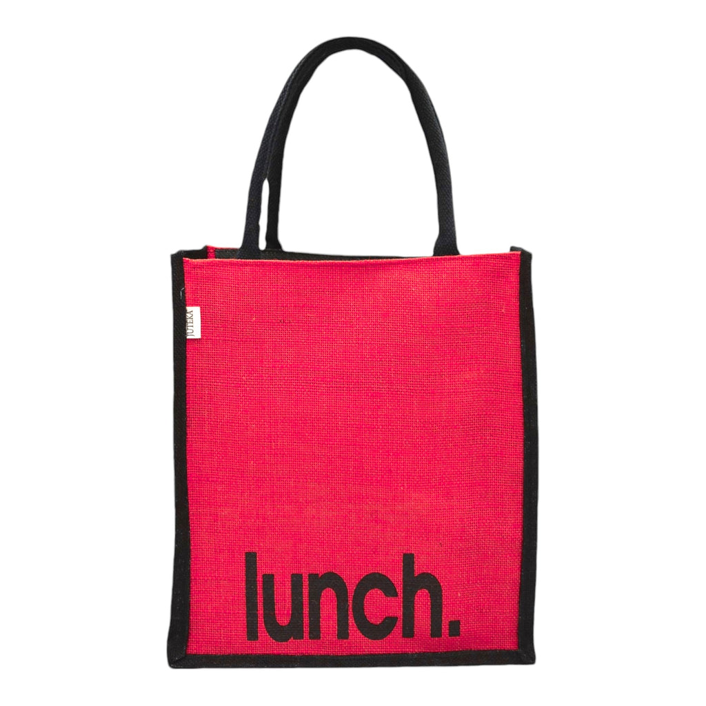 Jute Lunch Tote Bag