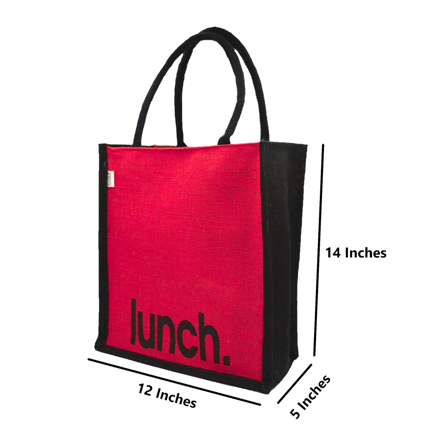 Jute Lunch Tote Bag