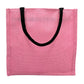"Inhale Exhale" Panda Design Jute Tote Bag