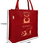 "Inhale Exhale" Panda Design Jute Tote Bag