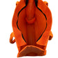 "Inhale Exhale" Orange Panda Jute Tote Bag