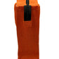 "Inhale Exhale" Orange Panda Jute Tote Bag