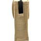 "Inhale Exhale" Panda Jute Tote Bag