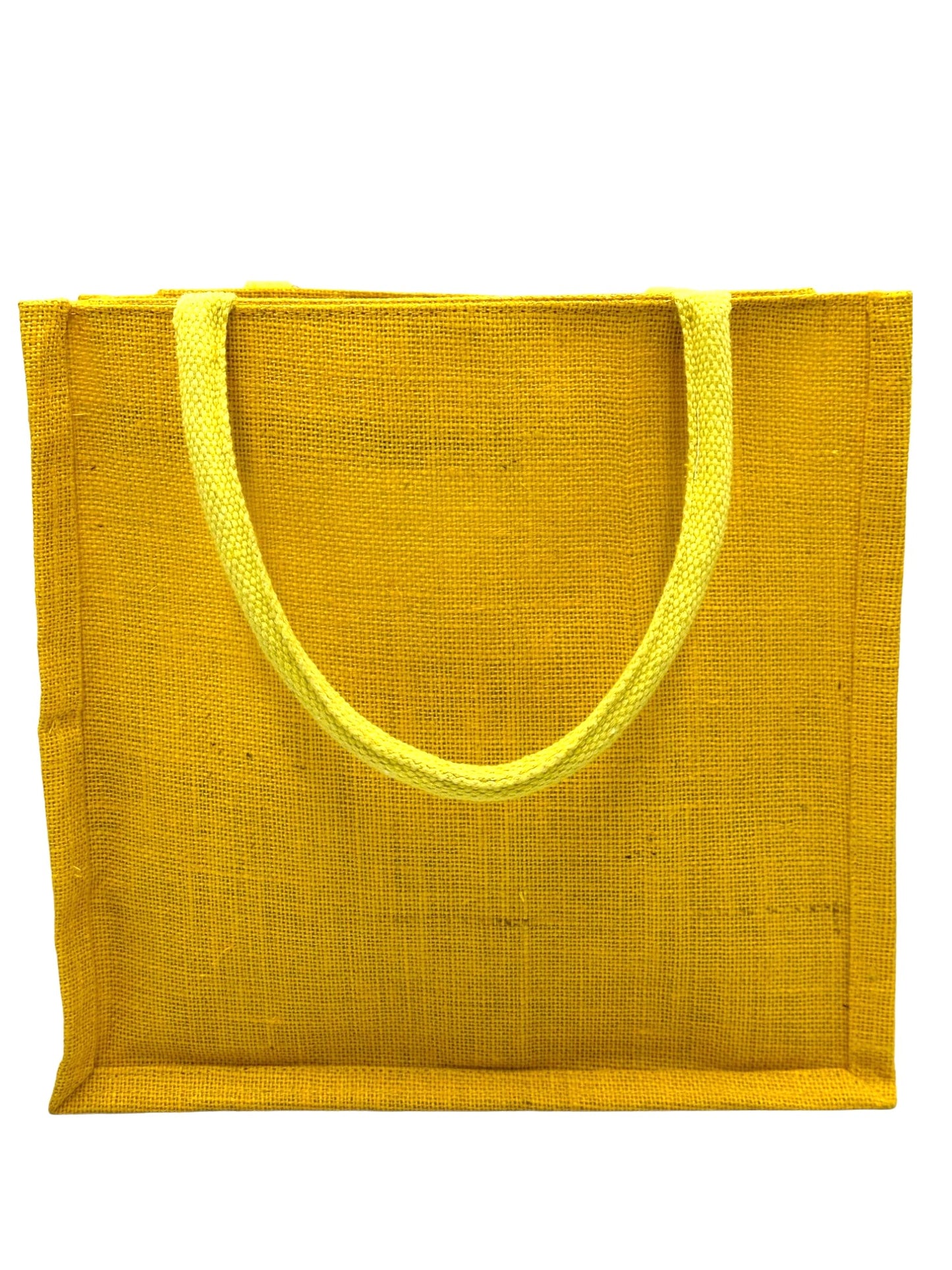 "Inhale Exhale" Panda Jute Tote Bag