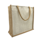 Eco-Friendly Two-Tone Jute Tote Bag