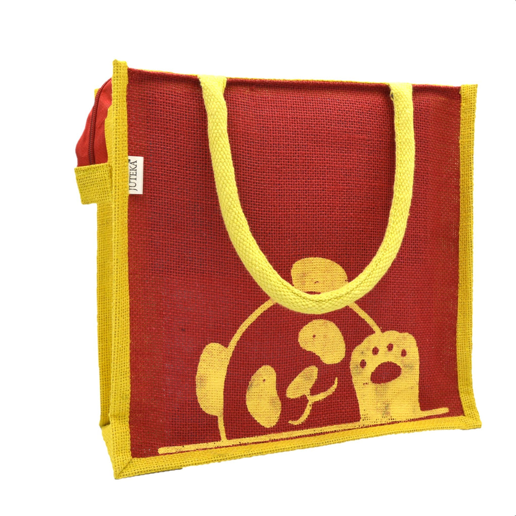 Jute Tote Bag (Panda)
