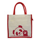 Jute Tote Bag (Panda)