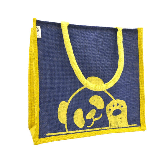 Jute Tote Bag (Panda)
