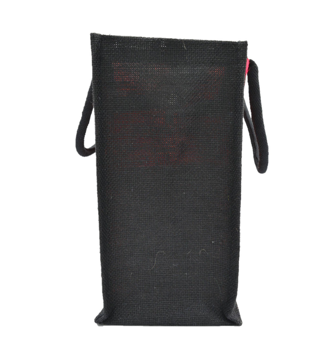 Diamond Pattern Jute Tote Bag