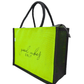 "Good Vibes Only" Jute Tote Bag