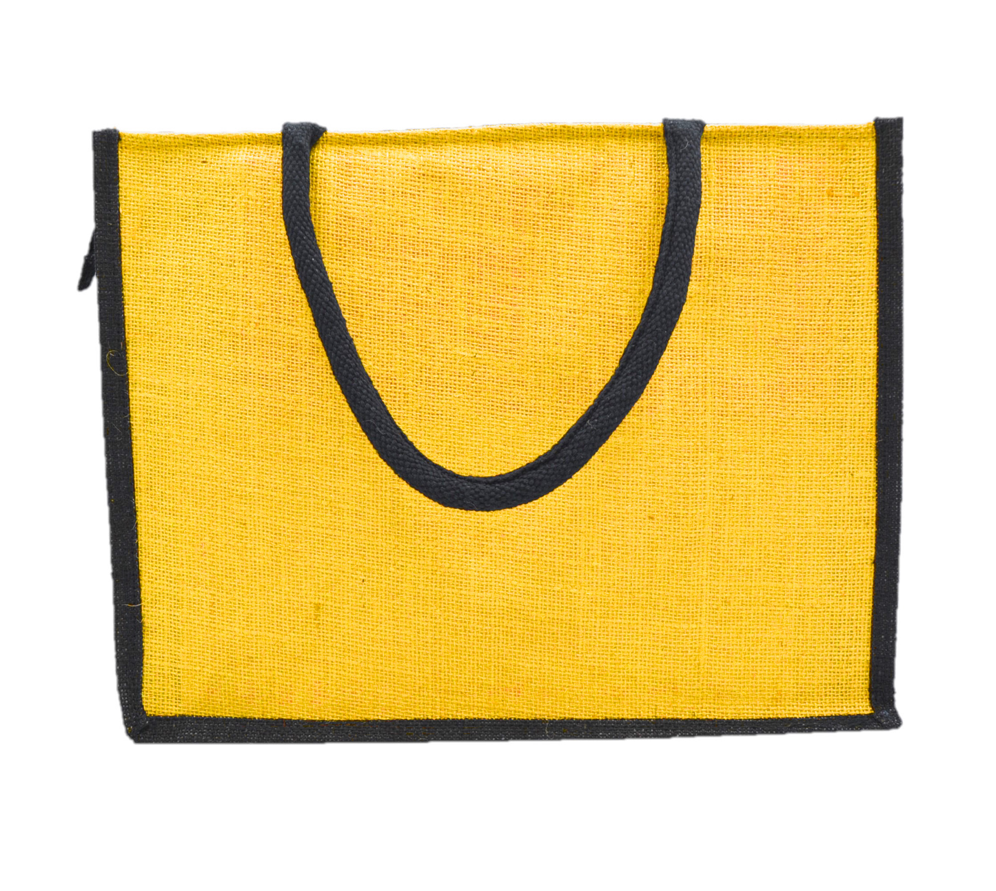 Jute Tote Bag with Stylish Leaf Print