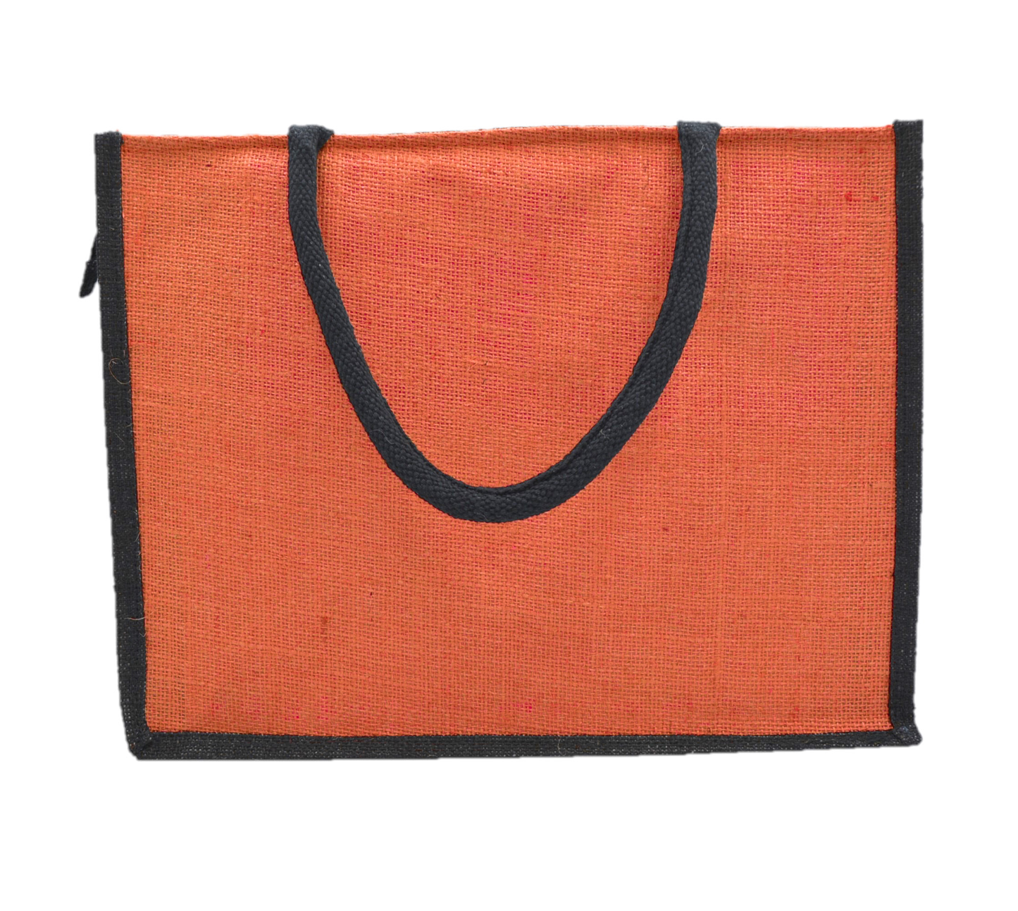 Jute Tote Bag with Stylish Leaf Print