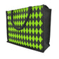 Diamond Pattern Jute Tote Bag