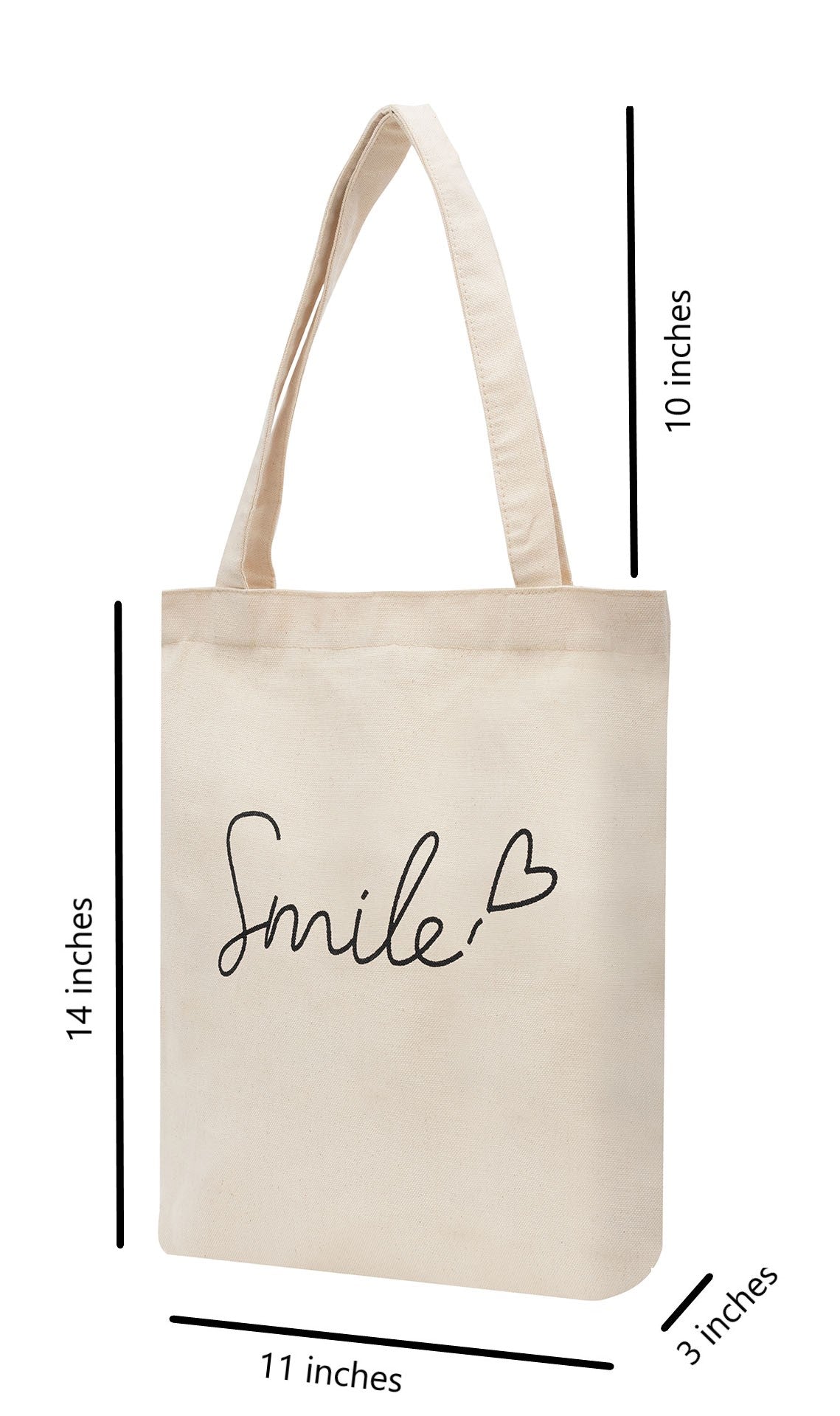 "Smile!" Cotton Tote Bag