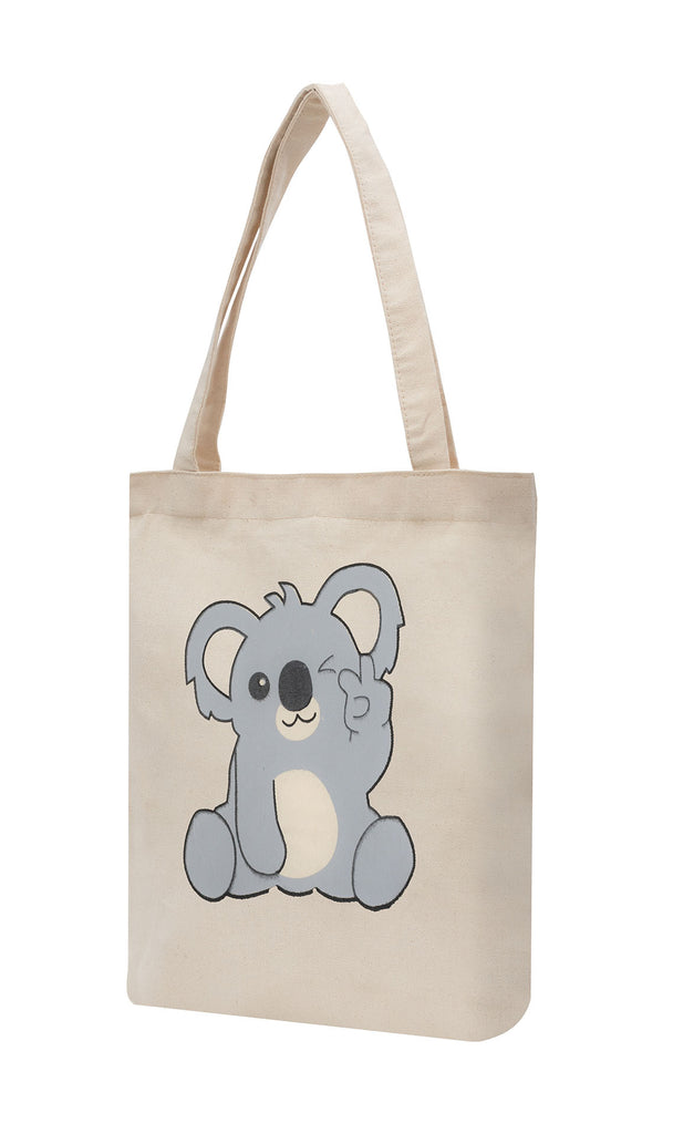 Cute Koala Cotton Tote Bag