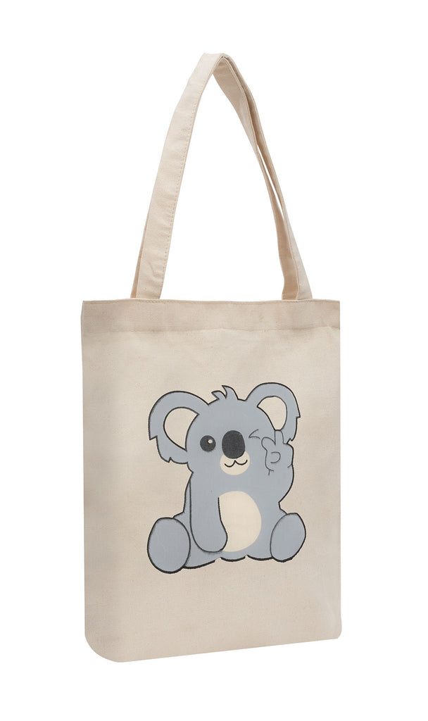 Cute Koala Cotton Tote Bag