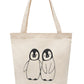 Cotton Tote Bag (Adorable Penguin Friends)
