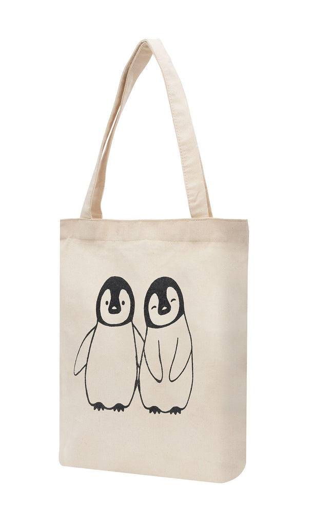 Cotton Tote Bag (Adorable Penguin Friends)