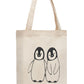 Cotton Tote Bag (Adorable Penguin Friends)