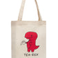 Cute Dinosaur Cotton Tote Bag