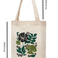 Botanical Cotton Tote Bag