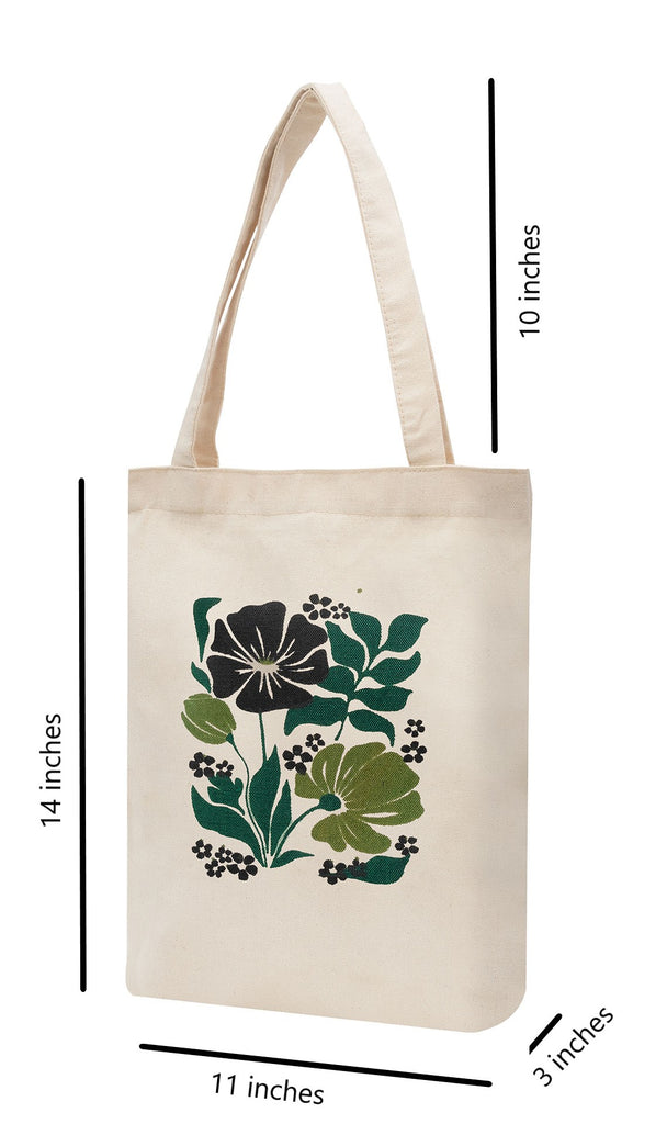 Botanical Cotton Tote Bag