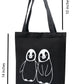 Penguin Duo Cotton Tote Bag
