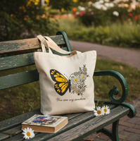 Daisy Cotton Tote Bag