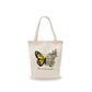 Cotton Tote Bag "Butterfly & Daisy"