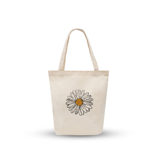 Cotton Tote Bag "Daisy Bloom"