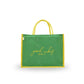 "Good Vibes Only" Jute Tote Bag