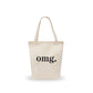 "OMG." Cotton Tote Bag – Trendy & Fun