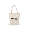 "OMG." Cotton Tote Bag – Trendy & Fun
